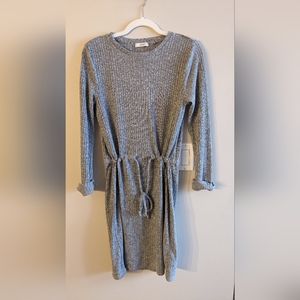 Long sleeve waist tie Dex dress